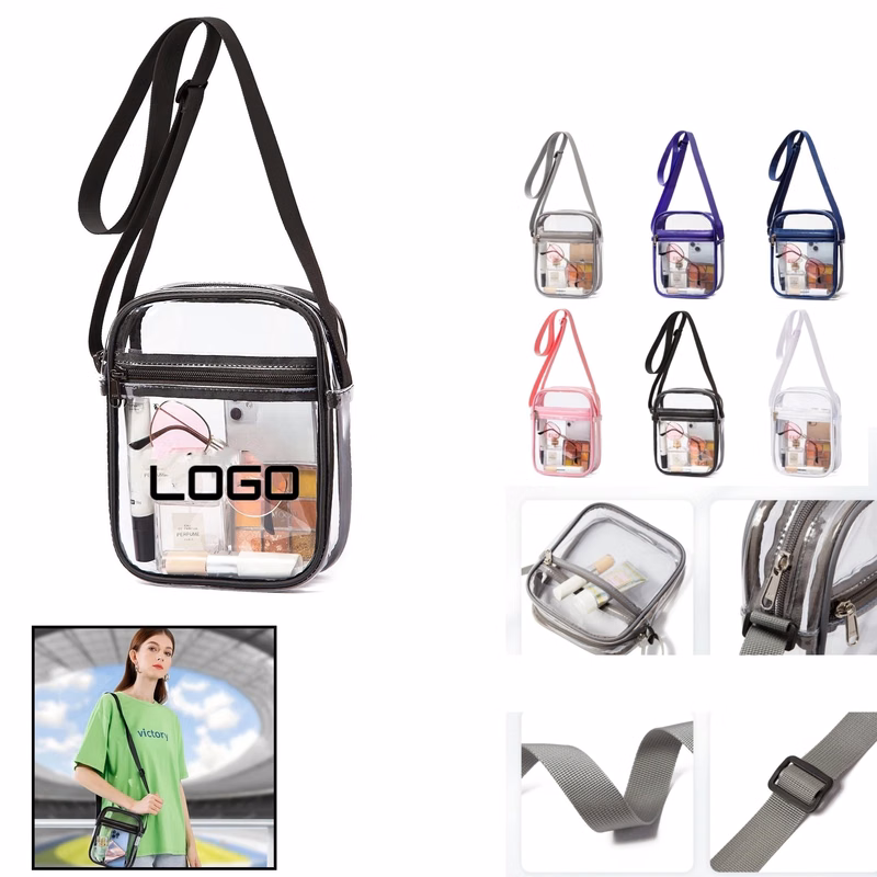 PVC Clear Purse Crossbody Bag