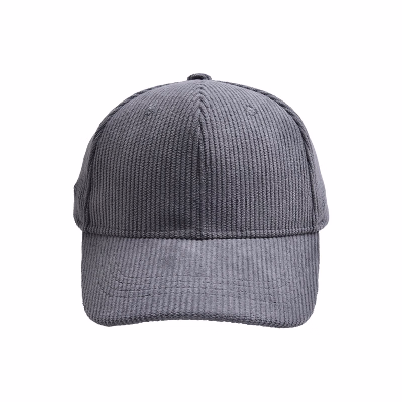 Adjustable Corduroy Baseball Cap 21.3 To 23.6"