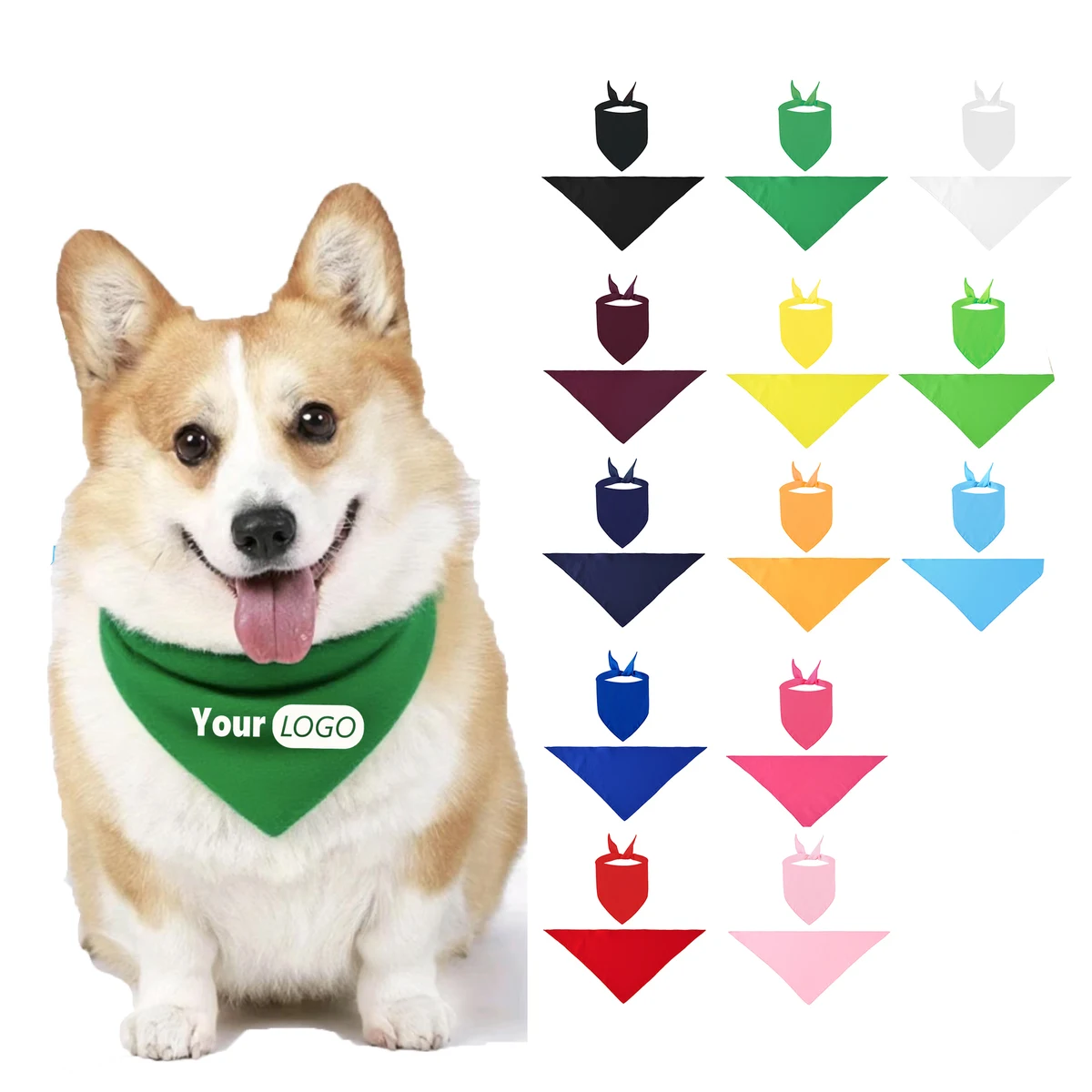 Pet Bandanas Polyester MOQ 20 1