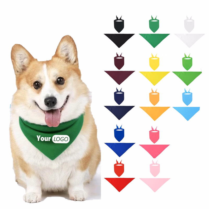 Pet Bandanas Polyester MOQ 20