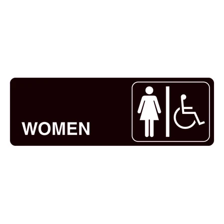 Women's Handicapped Sign 1