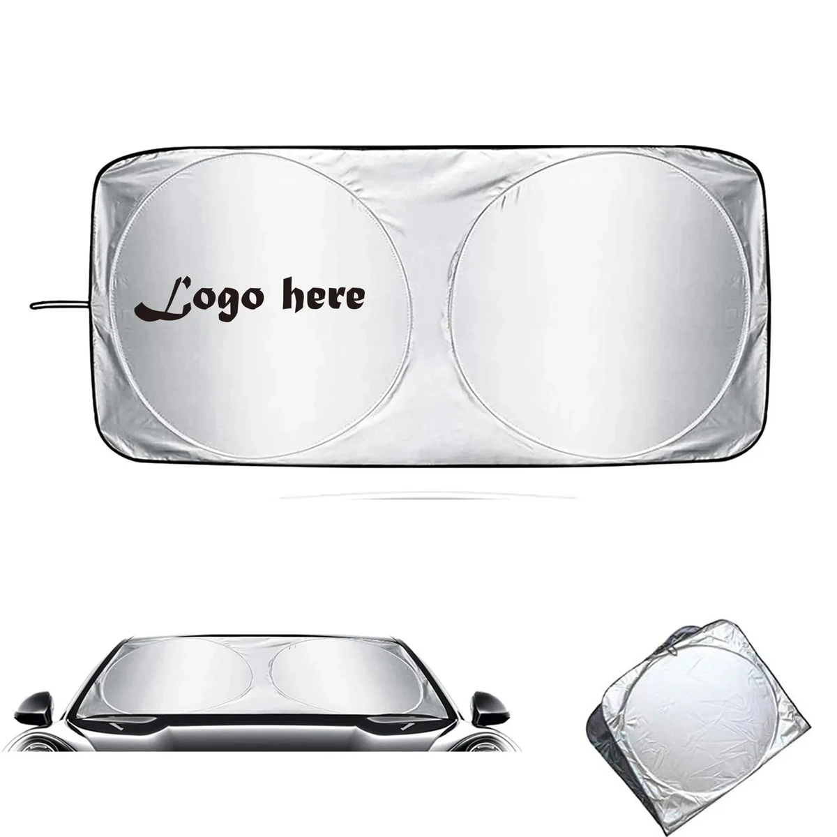 Car Sun Shade With A Pouch 10pcs 1