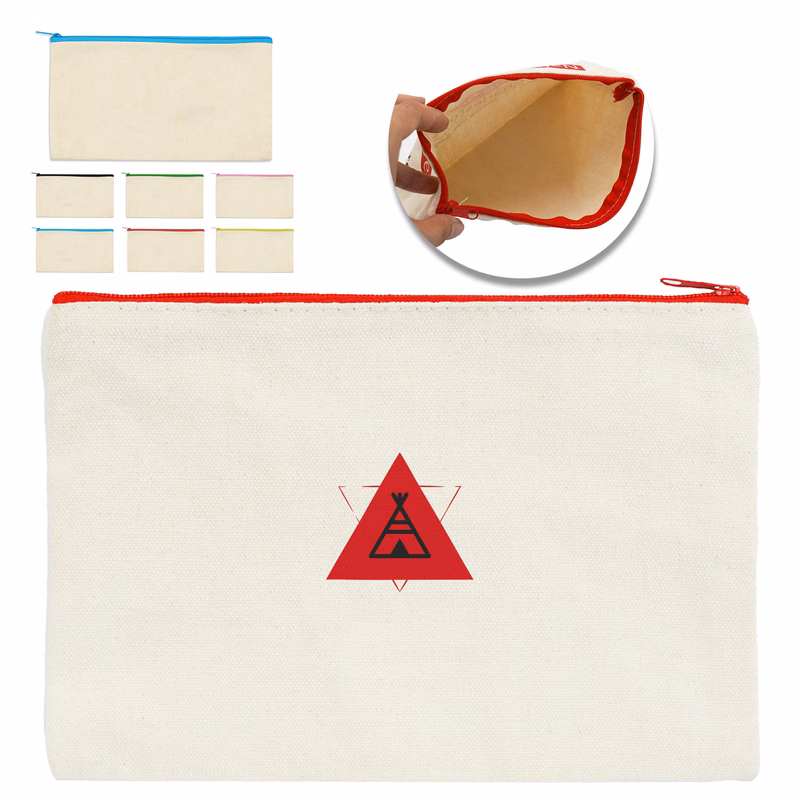 Zipper Canvas Pen Case ?C Durable Pencil Storage Bag