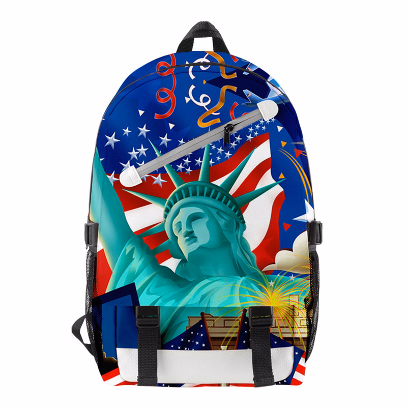 Statue Of Liberty Patriotic School Bookbag