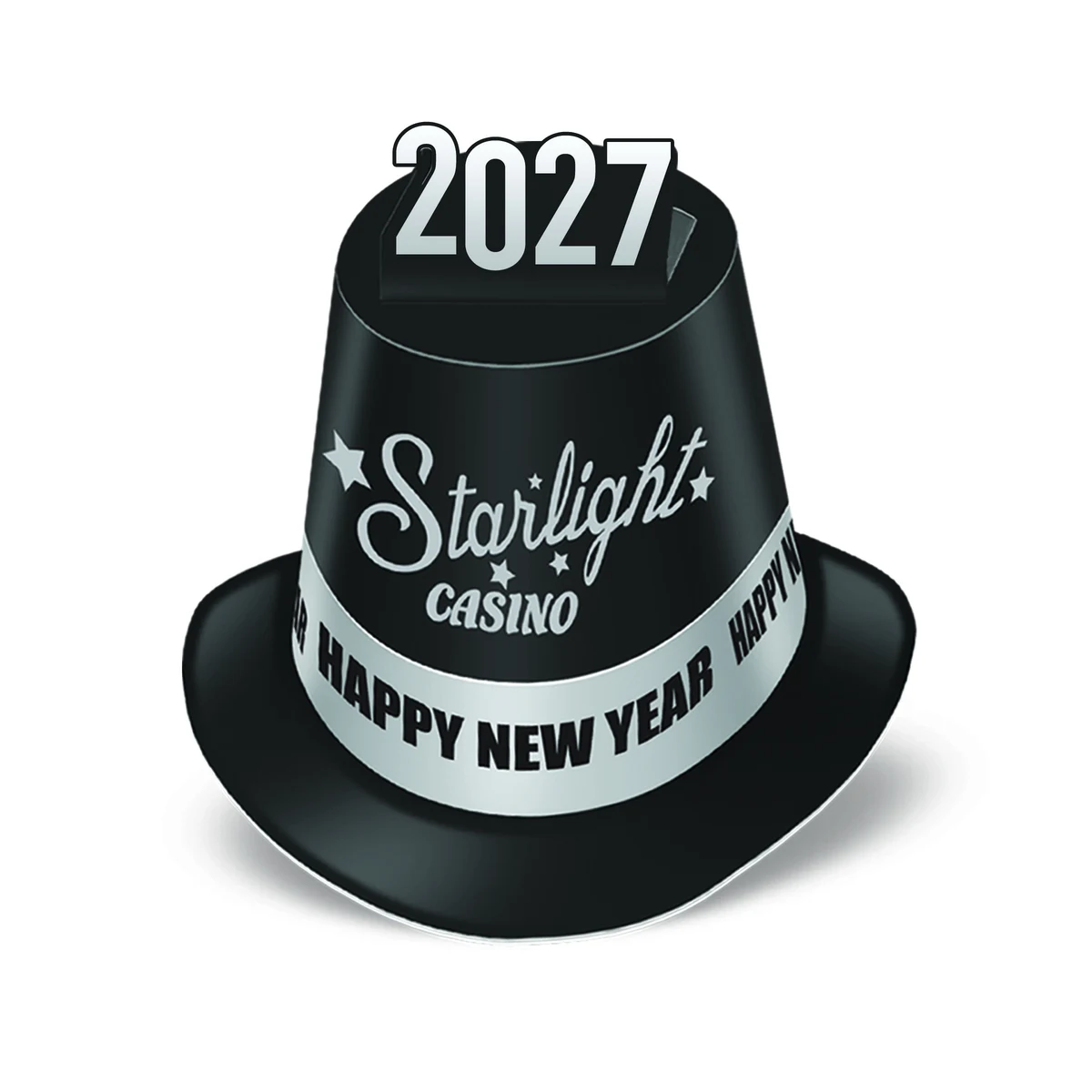 Complete Custom All Paper New Year Pop-Up Hi-Hat 1