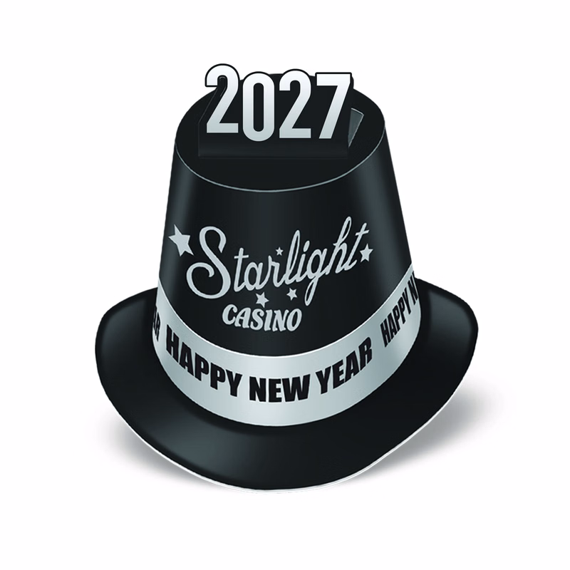 Complete Custom All Paper New Year Pop-Up Hi-Hat