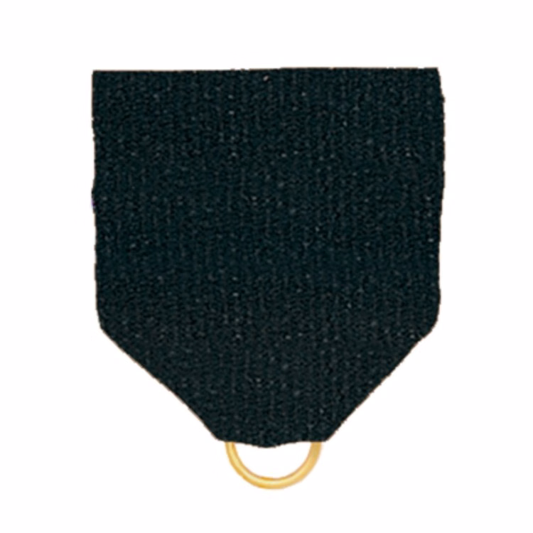 Solid Black Pin Drape Ribbon with Jump Ring
