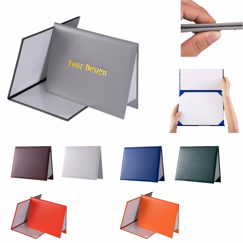 Luxurious Hot-Stamped Diploma Holder for Professional Recogn