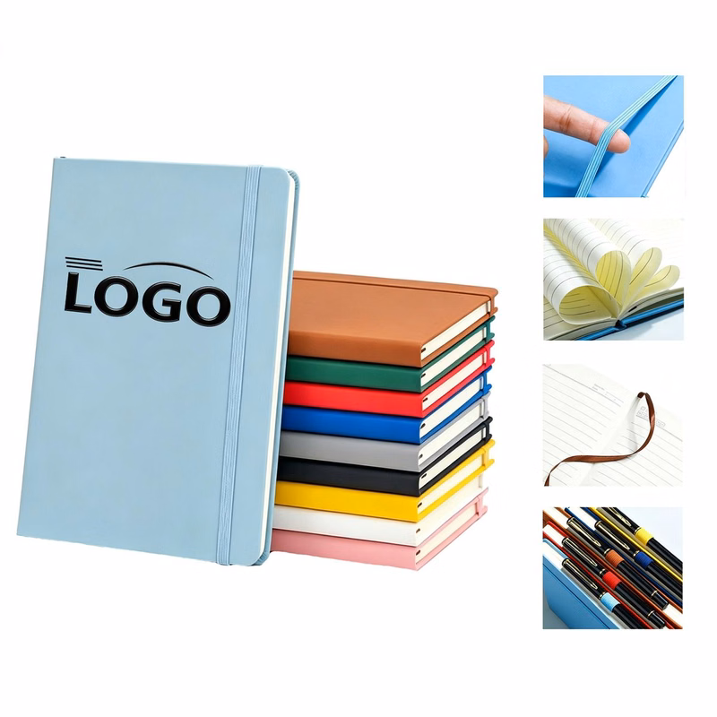 Custom Logo A5 Lined Notebook