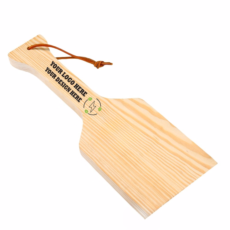 Bamboo Wooden BBQ Scraper Tool