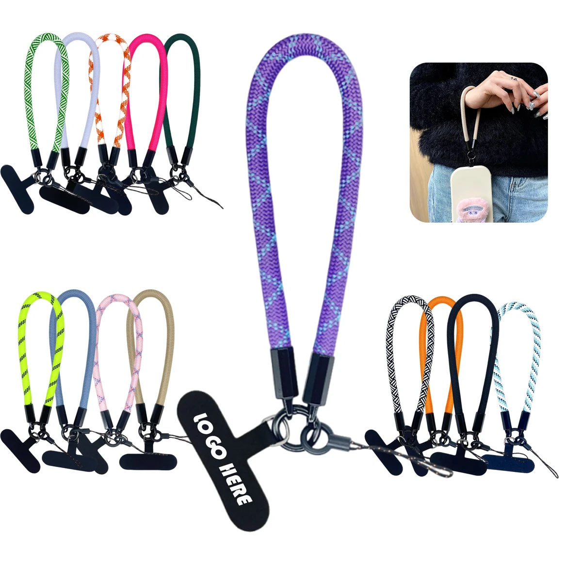 Colorful Wrist Phone Lanyard 1