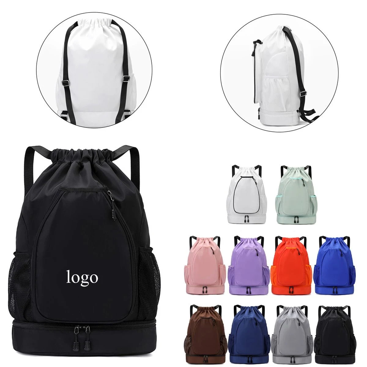 Training Drawstring Backpack For Gym & Outdoor Activities 1