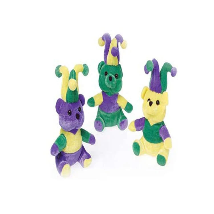 Mardi Gras Teddy Bears - Assorted 1