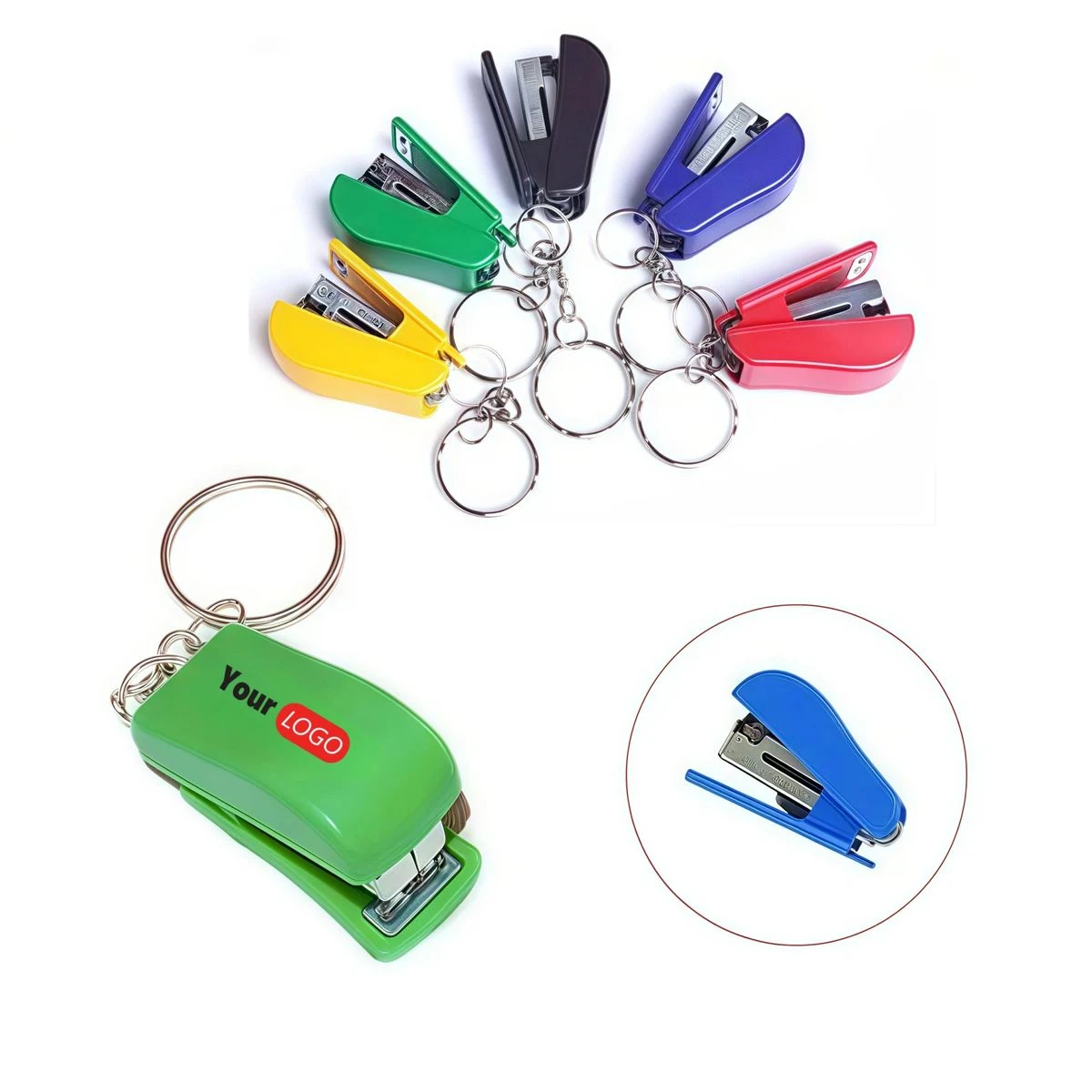 Mini Stapler with Keychain 1