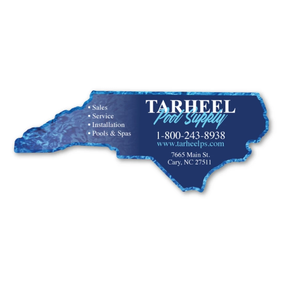 North Carolina Magnet - 6.25" x 2.5" - 30 mil - Outdoor Safe 1