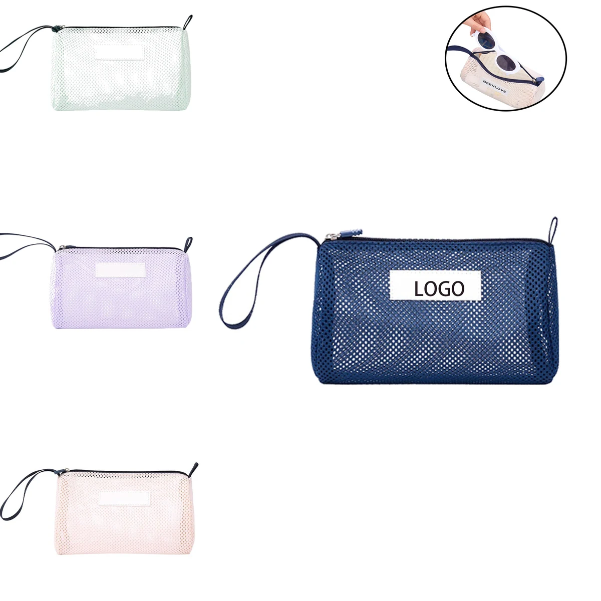 Mesh Cosmetic Storage Bag 1