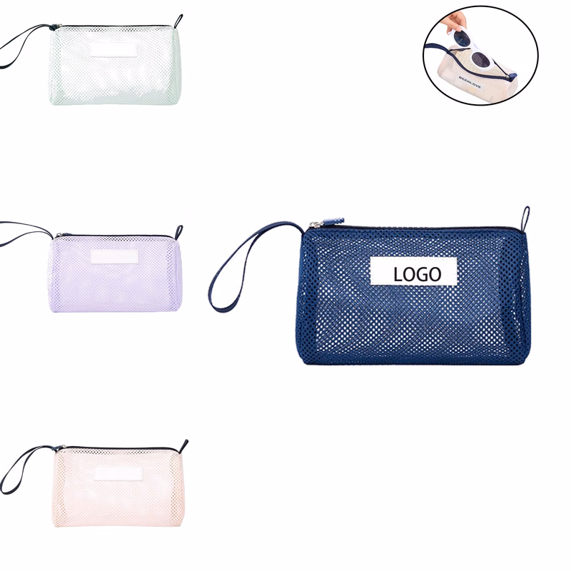 Mesh Cosmetic Storage Bag