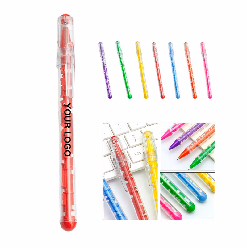 Maze Game Pen Transparent Barrel 6 Inch