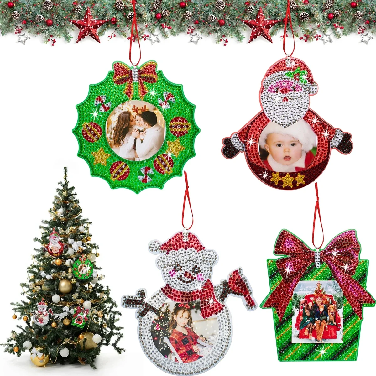 Christmas Photo Frame Ornament 1