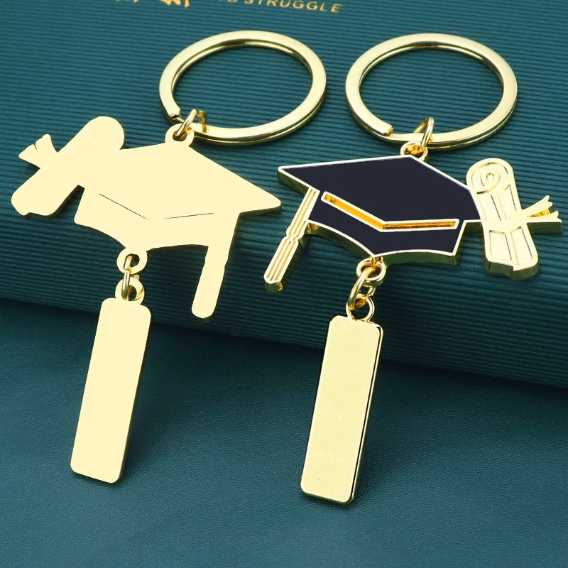 bachelor's cap key chain