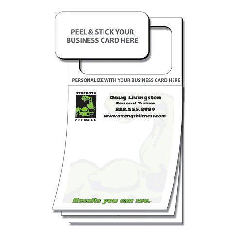 Magnetic Scratch Pad / Notepad (MBC) - 3.5x6.25 50-Sheet Custom Design 1