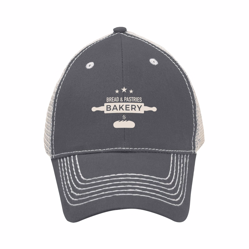 Heavy Stitch Cap With Mesh