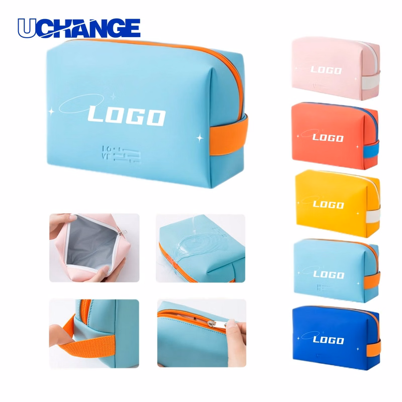 PU Cosmetic Bag Organizer in Candy Colors