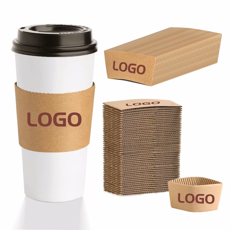 Thickened Kraft Cup Jacket with Heat Insulation Disposable