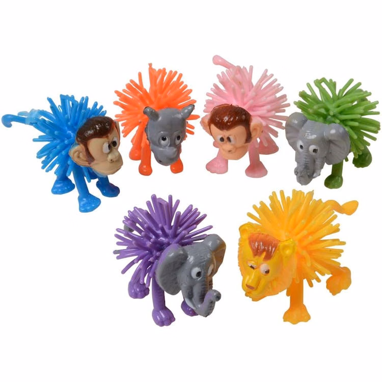 Wild Animal Wooly Balls Assorted - 2"