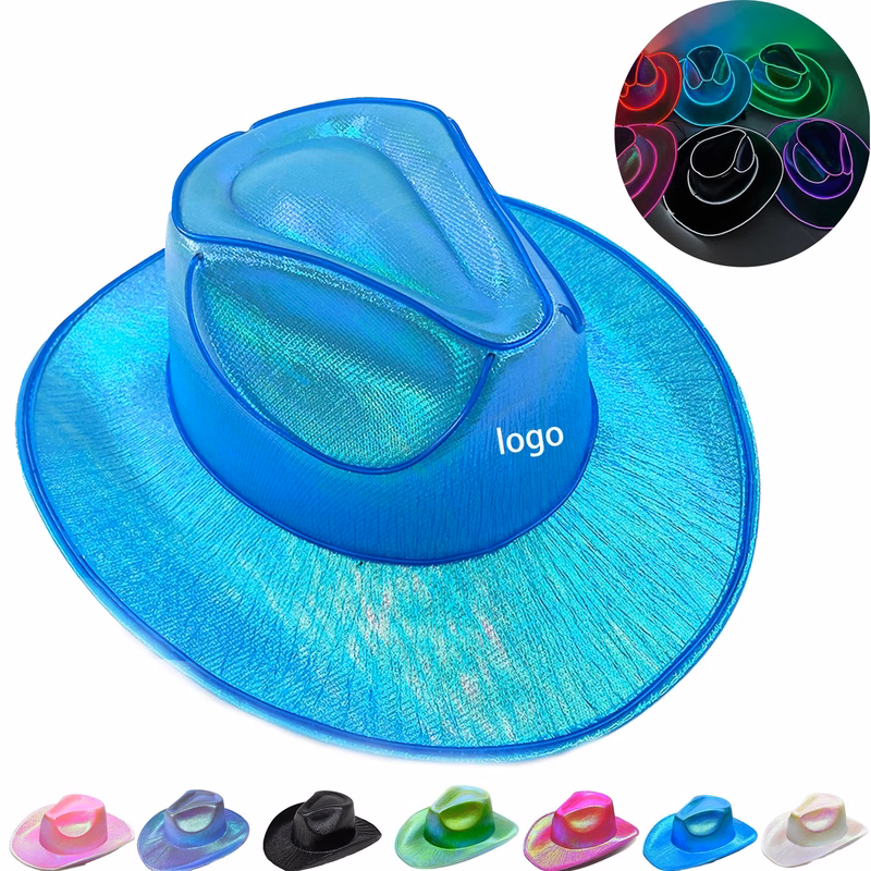 LED Glow Cowboy Hat