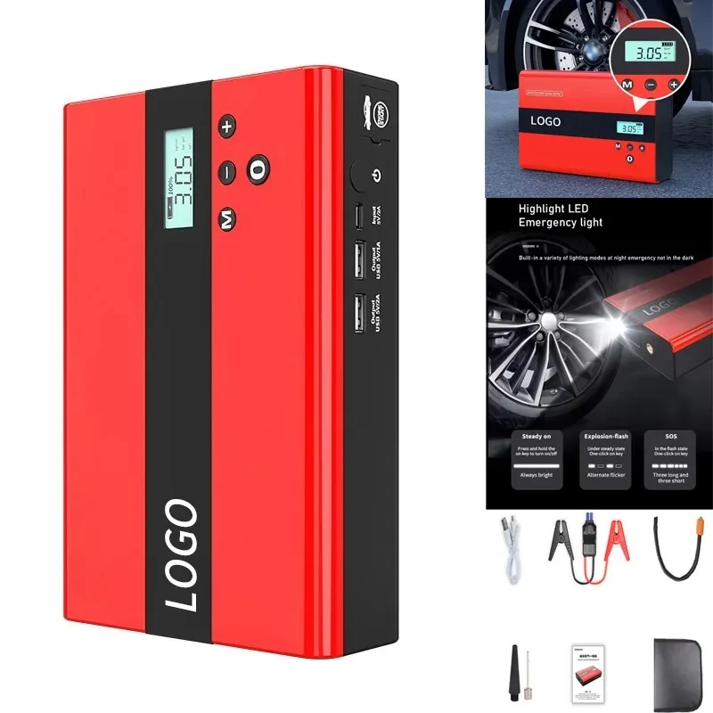 2-in-1 Jump Starter with Air Compressor 1