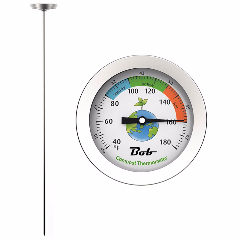 Thermometer w/ Stainless Steel Testing Probe