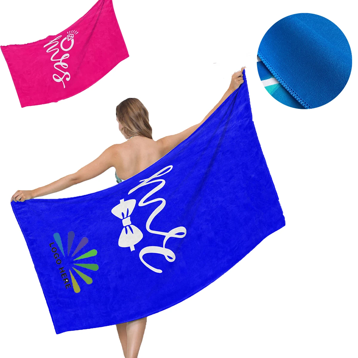 Custom Soft Beach Towel 1