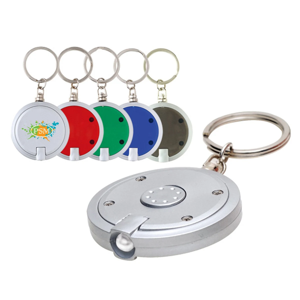 Round LED Light Key Tag (Key Chain, Keychain, Key chains) 1