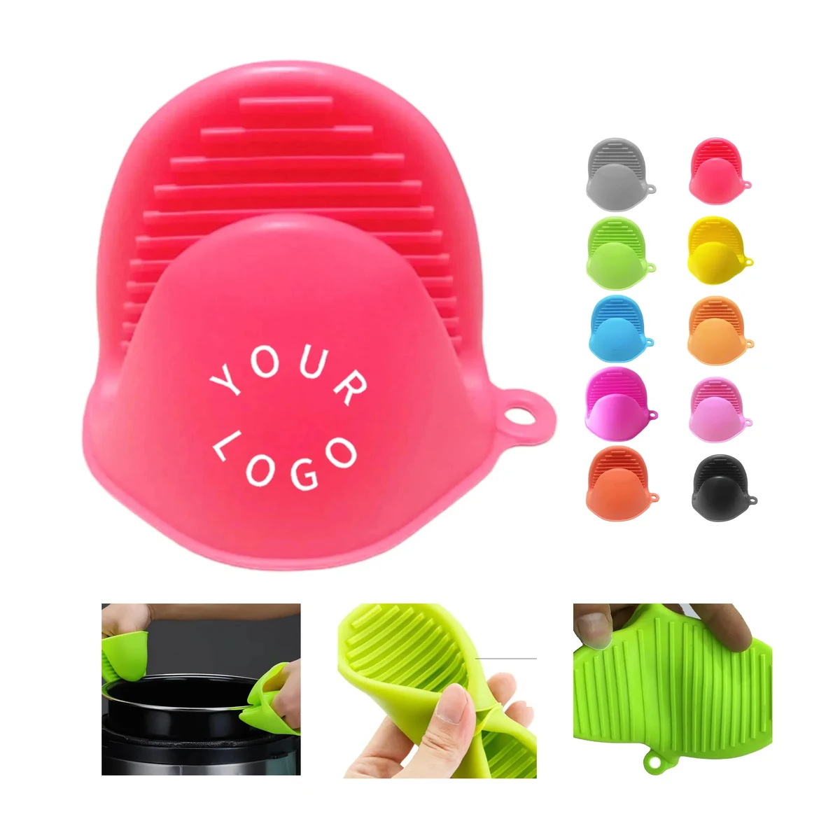 Silicone Insulated Oven Mitt for Heat Protection 1
