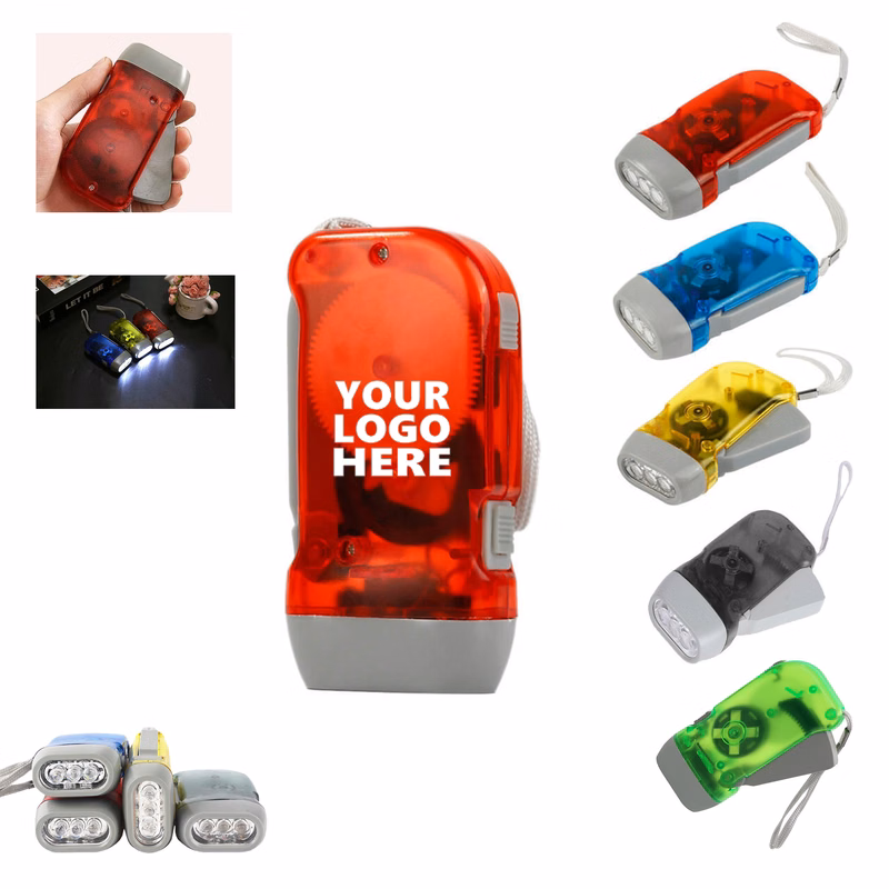 Outdoor Camping Hand Pressed Mini Flashlight MOQ 50