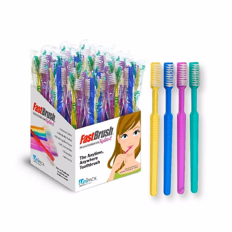 Fast Brush Pre-Pasted Disposable Toothbrush 39 Tufts