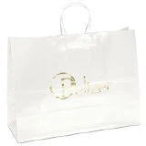 Aubrie™ - Gloss Shopper - White - Foil Print 1