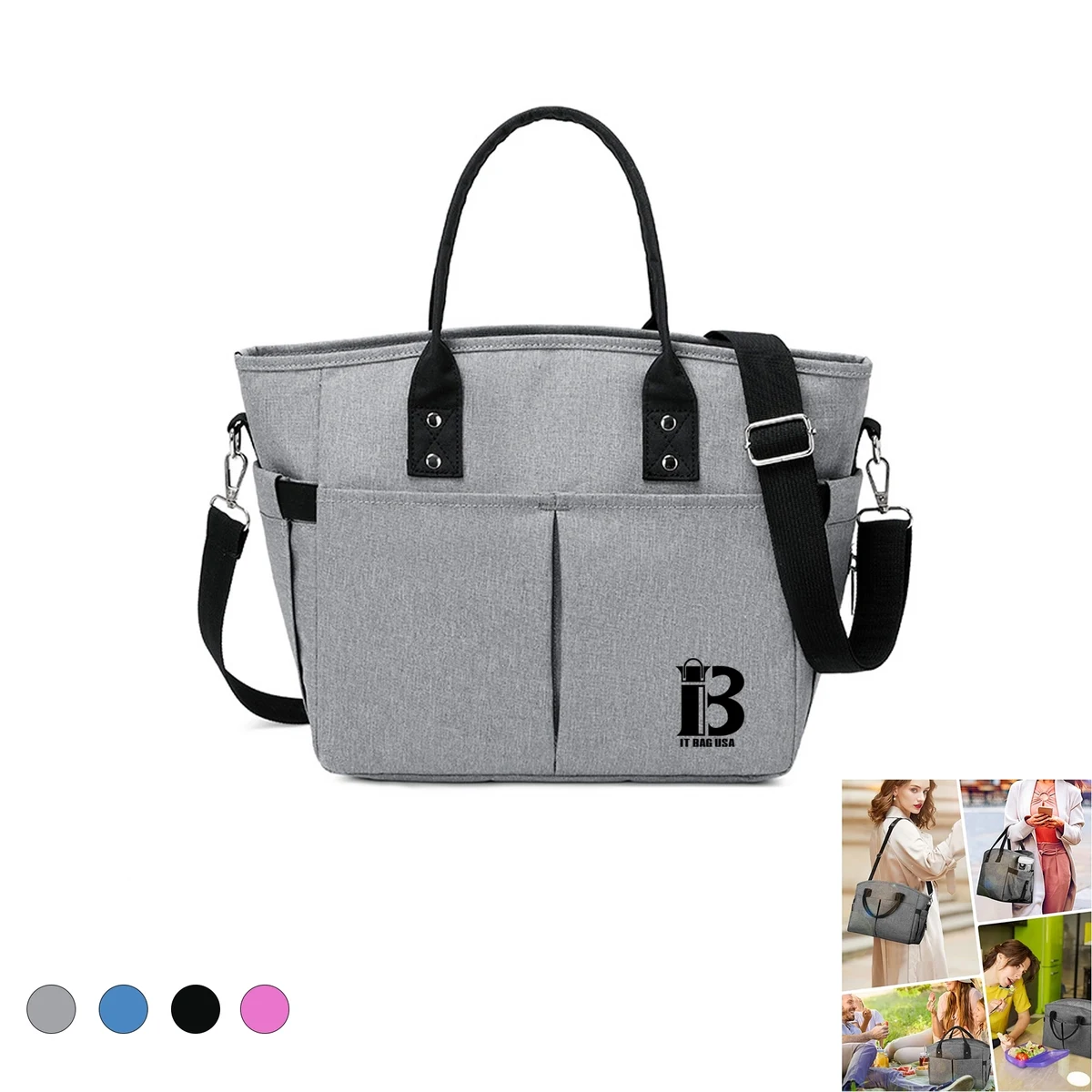 Large Tote Insulated Lunch Bags For Women 1