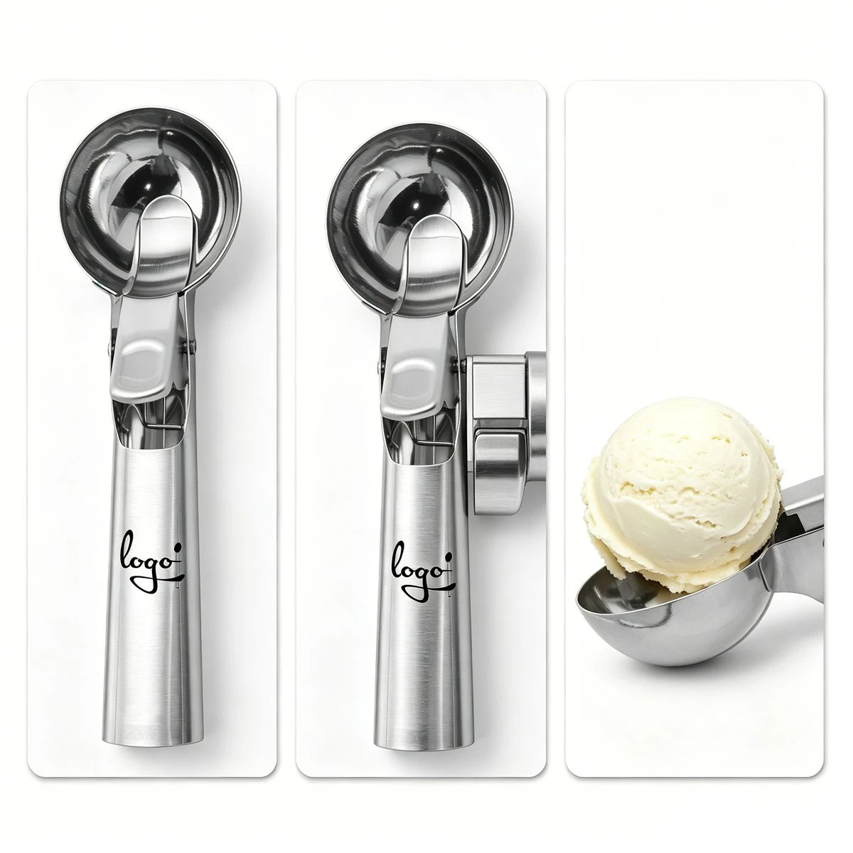 Long?Handle Ice Cream Scoop Spoon 1
