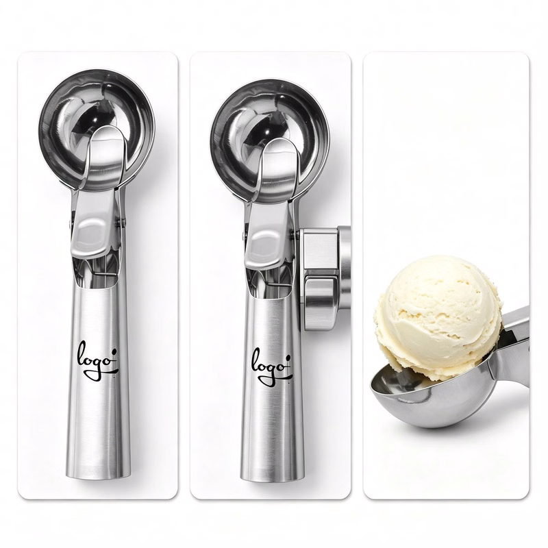 Long?Handle Ice Cream Scoop Spoon