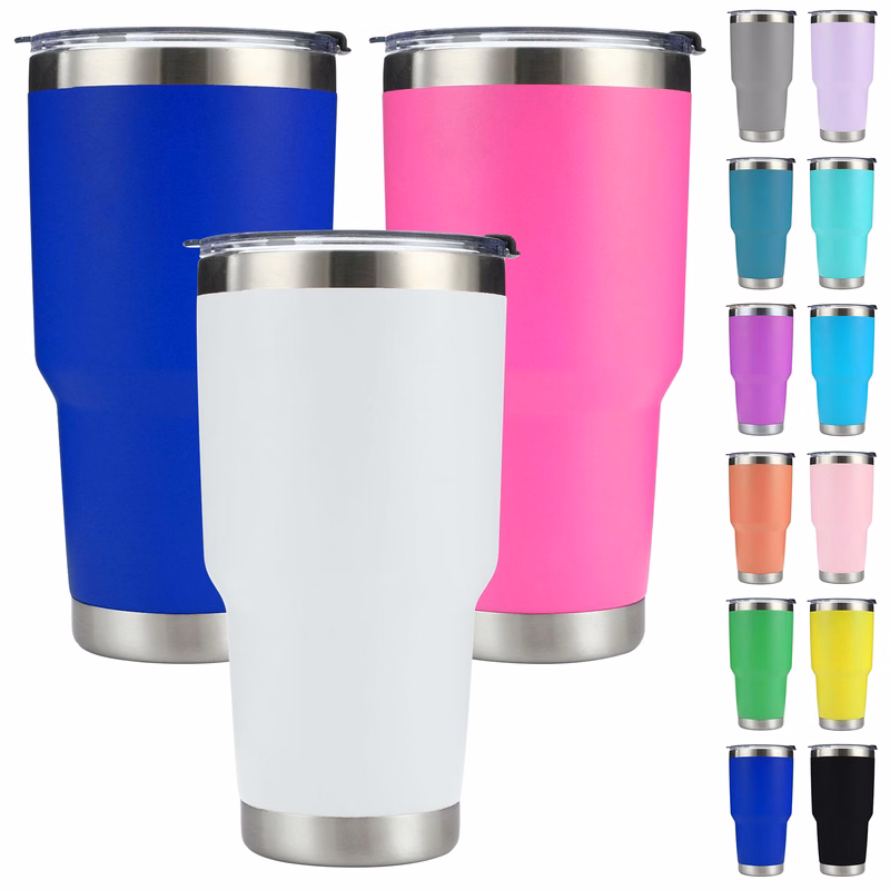 30 Oz Double Wall Vacuum Insulated Coffee Cup