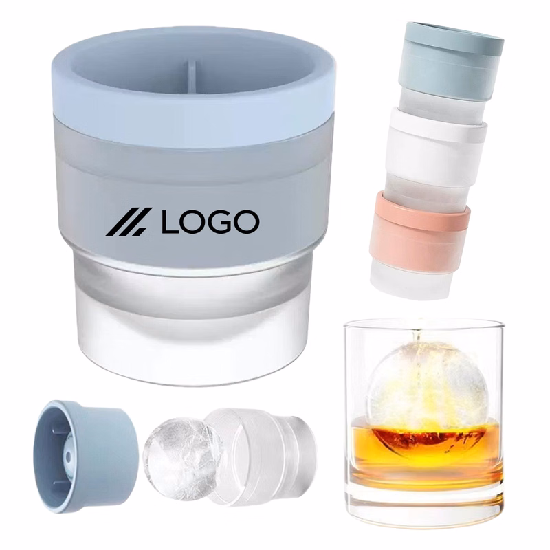 Compact Round Ice Cube Tray