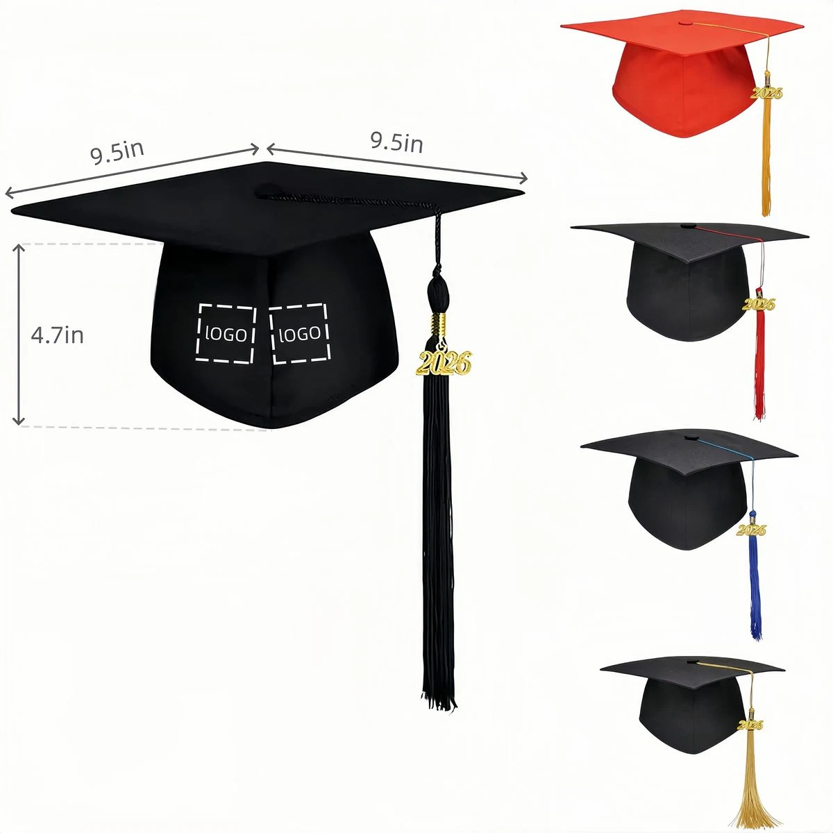 Custom Adjustable Unisex Graduation Cap 1
