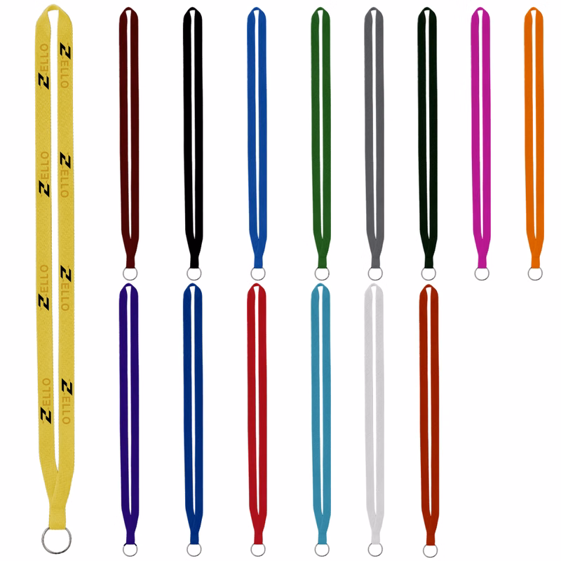 1/2" Screen Printed Lanyard