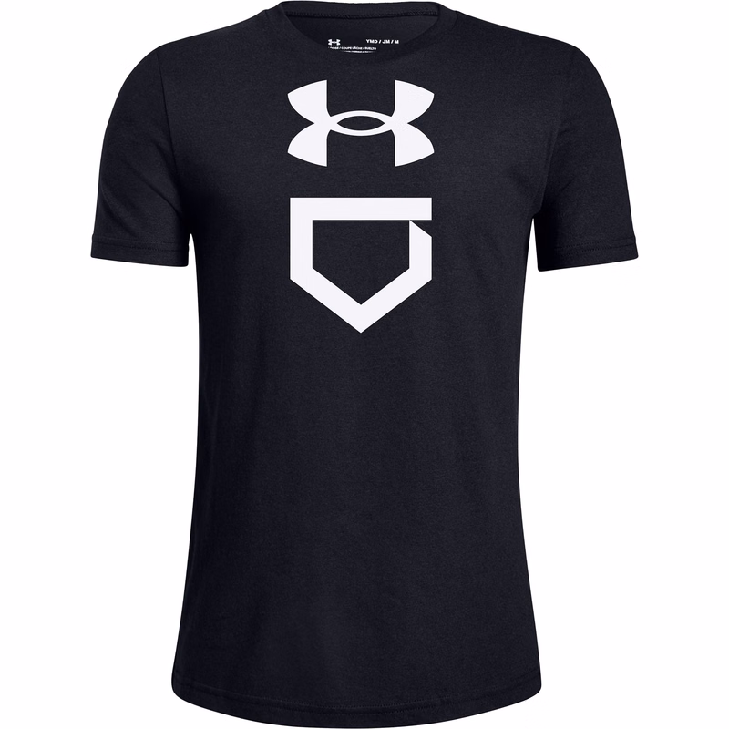 UA Baseball Plate Boys' Short Sleeve