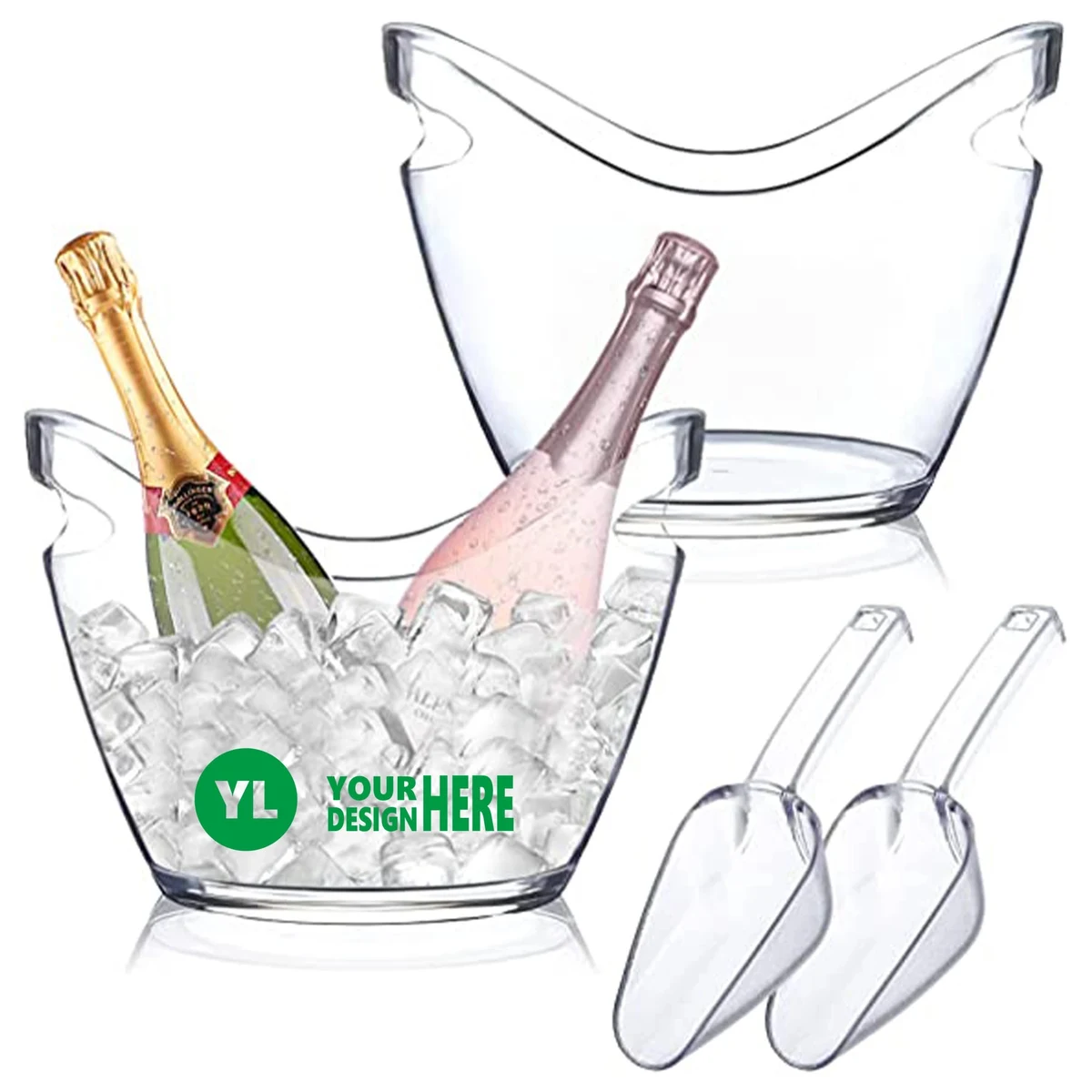 Ice Bucket with Scoops 1