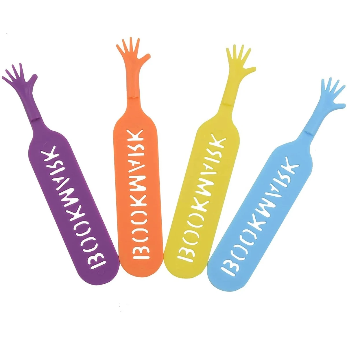 Silicone Hand Shape Finger Bookmarks 1