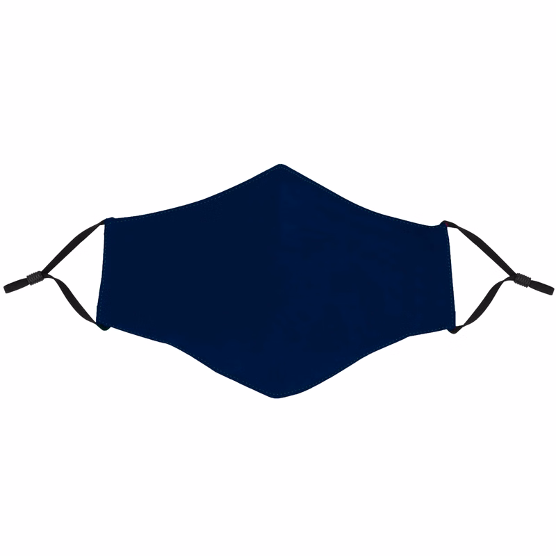 Dark Blue Face Mask with Adjustable Ear Loops