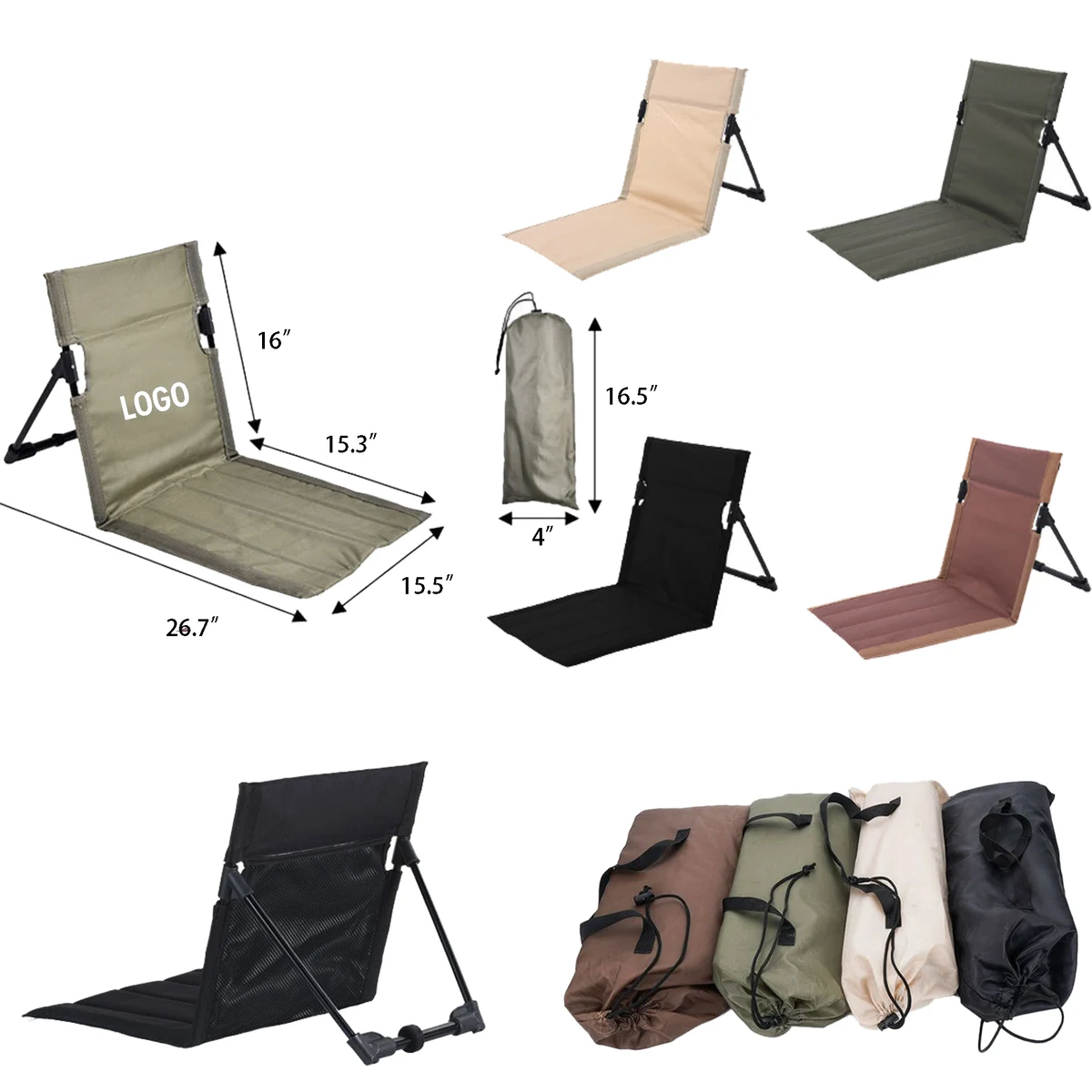 Portable Folding Ground Chair 1